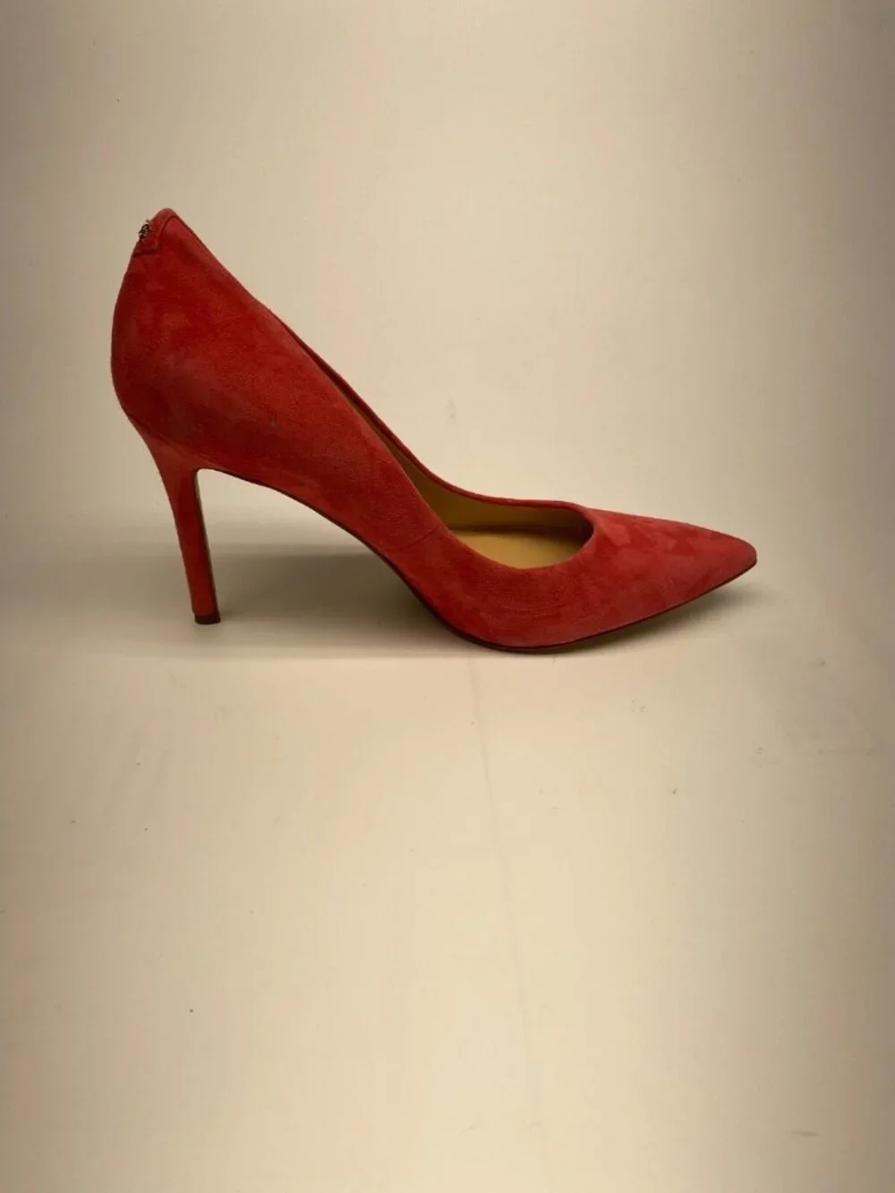 Sam Edelman Womens Vienna Red Suede Pointed Toe Heel Sz 8